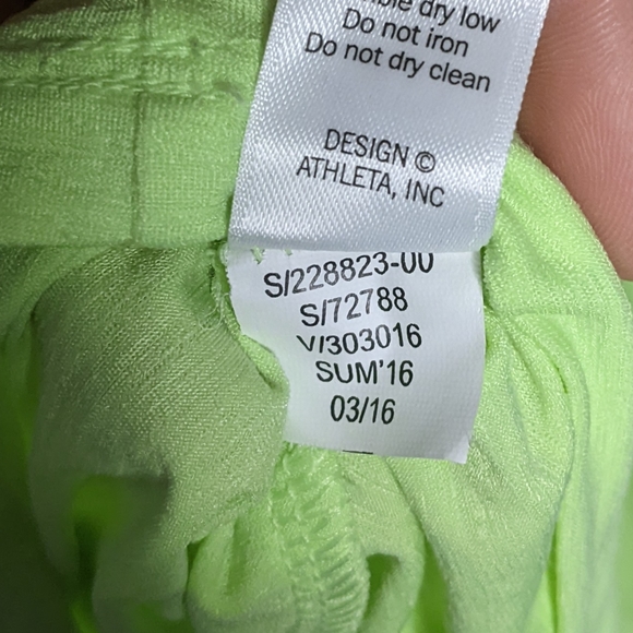 Athleta Chartreuse Tank Top - Picture 7 of 8